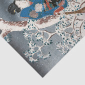 歌川広重 – 源氏物語の女エレガント性 薄葉紙 (詳細)