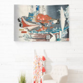 歌川広重 – 源氏物語エレガント皇子 横断幕 (インサイチュ)