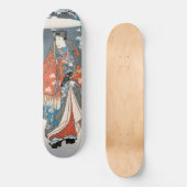 歌川広重 - 源氏物語、エレガントプリンス スケートボード (正面)