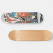 歌川広重 - 源氏物語、エレガントプリンス スケートボード (横)