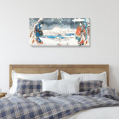 歌川広重 - 源氏物語 キャンバスプリント (インサイチュ (寝室))