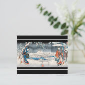 歌川広重 – 源氏物語 ポストカード (スタンド正面)