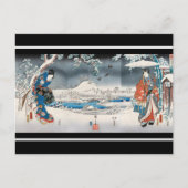 歌川広重 – 源氏物語 ポストカード (正面)