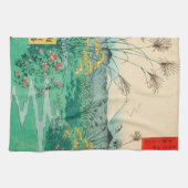 歌川広重 - 甲州大月野原 キッチンタオル (横)