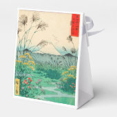 歌川広重 - 甲州大月野原 フェイバーボックス (裏面サイド)