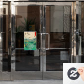 歌川広重 – 甲斐国大月平野 ウィンドウサイン (オフィスドア)