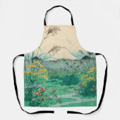 歌川広重 – 甲斐国大月平野 エプロン (正面)