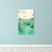 歌川広重 – 甲斐国大月平野 キャンバスプリント (インサイチュ (ウッドフロア))