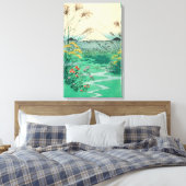 歌川広重 – 甲斐国大月平野 キャンバスプリント (インサイチュ (寝室))