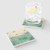 歌川広重 – 甲斐国大月平野 ストーンコースター (横)