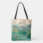 歌川広重 – 甲斐国大月平野 トートバッグ (裏面)