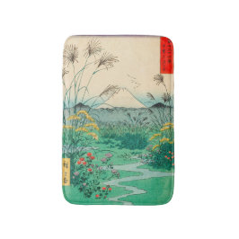 歌川広重 – 甲斐国大月平野 バスマット