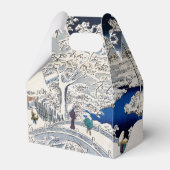 歌川広重 - 目黒の太鼓橋 フェイバーボックス (裏面サイド)