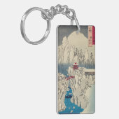 歌川広重 – 積雪山春菜 キーホルダー (正面左)