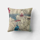 歌川広重 – 積雪山春菜 クッション (裏面)