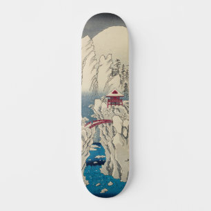 歌川広重 – 積雪山春菜 スケートボード