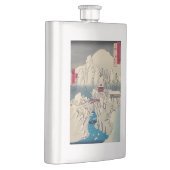 歌川広重 – 積雪山春菜 フラスク (右)