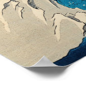 歌川広重 – 積雪山春菜 ポスター (角)