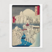 歌川広重 – 積雪山春菜 ポストカード (正面)