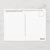 歌川広重 – 積雪山春菜 ポストカード (裏面)