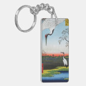 歌川広重 – 箕輪、金杉、三川島 キーホルダー (正面左)