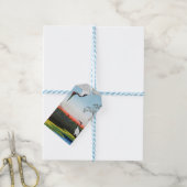 歌川広重 – 箕輪、金杉、三川島 ギフトタグ (より糸付き)