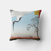 歌川広重 – 箕輪、金杉、三川島 クッション (裏面)