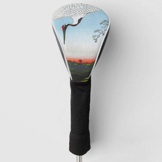 歌川広重 – 箕輪、金杉、三川島 ゴルフヘッドカバー (正面)