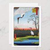 歌川広重 – 箕輪、金杉、三川島 サンキューカード (正面/裏面)