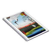 歌川広重 – 箕輪、金杉、三川島 ノートブック (右側)