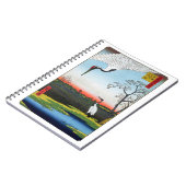 歌川広重 – 箕輪、金杉、三川島 ノートブック (左側)