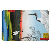 歌川広重 – 箕輪、金杉、三川島 マグネット (横)