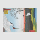 歌川広重 – 箕輪、金杉、三川島 薄葉紙 (正面)