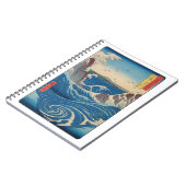 歌川広重 – 阿波国鳴門渦 ノートブック (左側)