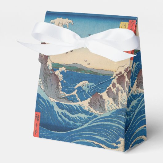 歌川広重 – 阿波国鳴門渦 フェイバーボックス (正面サイド)