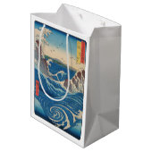 歌川広重 – 阿波国鳴門渦 ミディアムペーパーバッグ (裏面アングル)