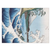 歌川広重 - 駿河国薩多の海 テーブルクロス (正面(横))