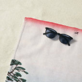 歌川広重 - 駿河国薩多の海 ビーチタオル (インサイチュ)