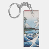歌川広重 – 駿河国薩田沖 キーホルダー (正面左)