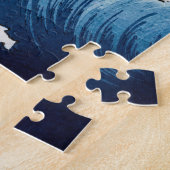 歌川広重 – 駿河国薩田沖 ジグソーパズル (側面)