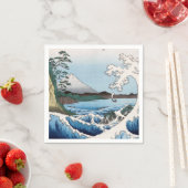 歌川広重 – 駿河国薩田沖 スタンダードカクテルナプキン (インサイチュ)