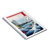 歌川広重 – 駿河国薩田沖 ノートブック (右側)