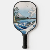 歌川広重 – 駿河国薩田沖 ピックルボールラケット (裏面)
