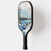 歌川広重 – 駿河国薩田沖 ピックルボールラケット (左)