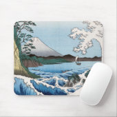 歌川広重 – 駿河国薩田沖 マウスパッド (マウス)