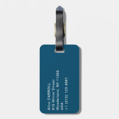 歌川広重 – 駿河国薩田沖 ラゲッジタグ (裏面縦)