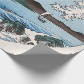 歌川広重 – 駿河国薩田沖 ラッピングペーパー (角)