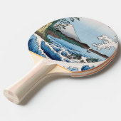 歌川広重 – 駿河国薩田沖 卓球ラケット (正面アングル)