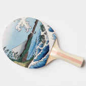歌川広重 – 駿河国薩田沖 卓球ラケット (横)