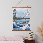 歌川広重 – 駿河国薩田沖 吊り下げ型タペストリー (寝室)